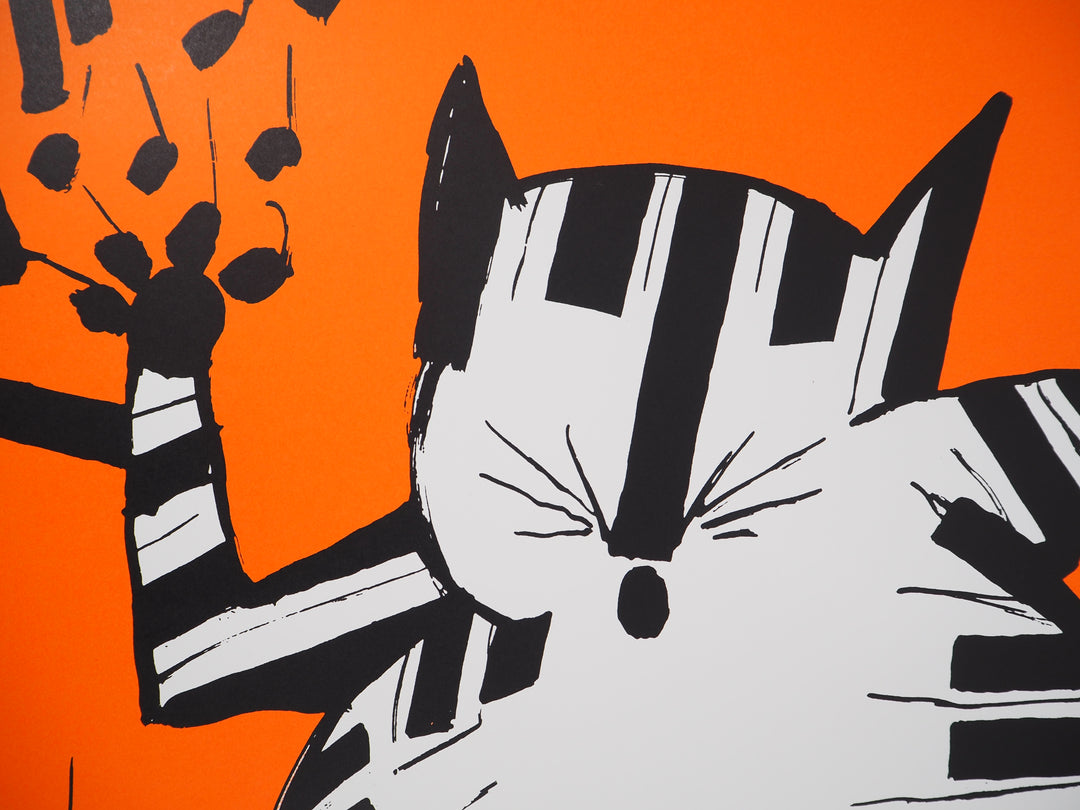 Tomi UNGERER: Pianist Cat: Montreux Jazz Festival, Original