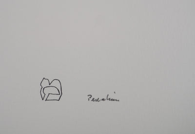 Jules PERAHIM : L'Alphabet Hébreu : la bonne récolte, Lithographie originale (photo de détail 2) - Crédit photo : Galerie Art.Paris