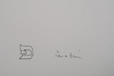 Jules PERAHIM : L'Alphabet Hébreu : Concorde, Lithographie originale (photo de détail 2) - Crédit photo : Galerie Art.Paris