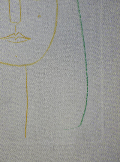 Pablo PICASSO : Portrait de Jeune Fille, Héliogravure