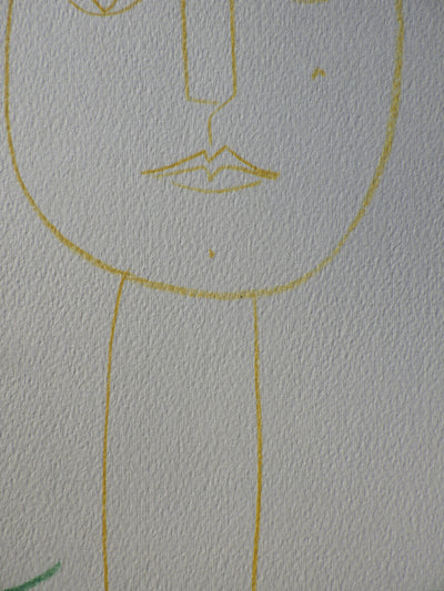Pablo PICASSO : Portrait de Jeune Fille, Héliogravure