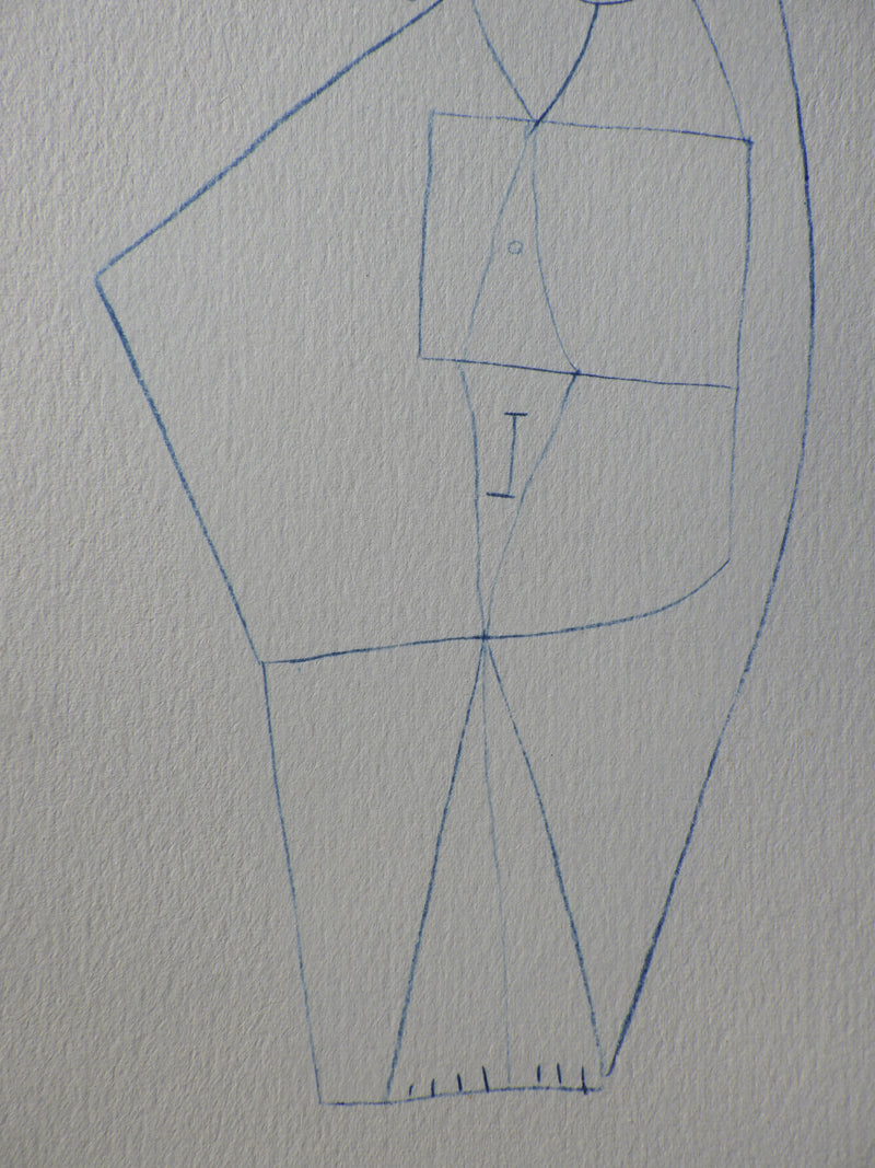Pablo PICASSO : Femme nue cubiste, Héliogravure