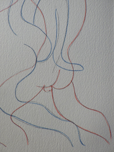 Pablo PICASSO : Couple entrelacé, Héliogravure