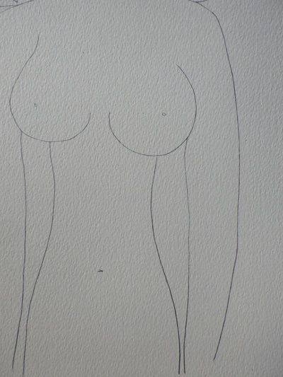 Pablo PICASSO : Belle femme de face, Héliogravure