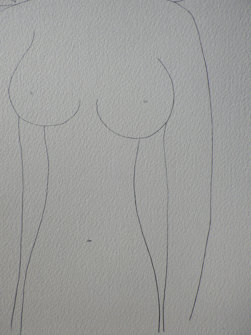 Pablo PICASSO : Belle femme de face, Héliogravure