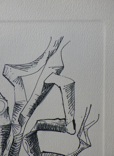 Pablo PICASSO : Le vieil arbre en hiver, Héliogravure
