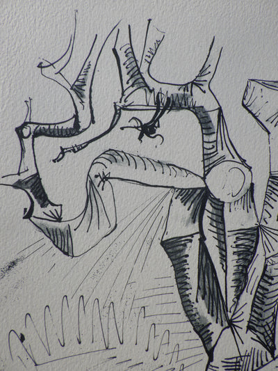 Pablo PICASSO : Le vieil arbre en hiver, Héliogravure