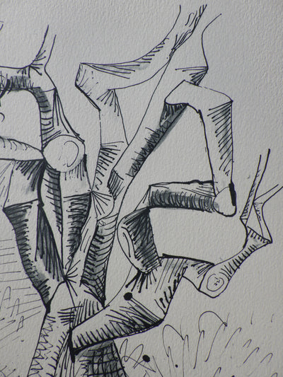 Pablo PICASSO : Le vieil arbre en hiver, Héliogravure