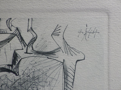 Pablo PICASSO : Le vieil arbre mort, Héliogravure