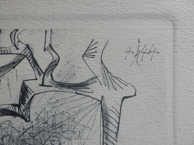Pablo PICASSO : Le vieil arbre mort, Héliogravure