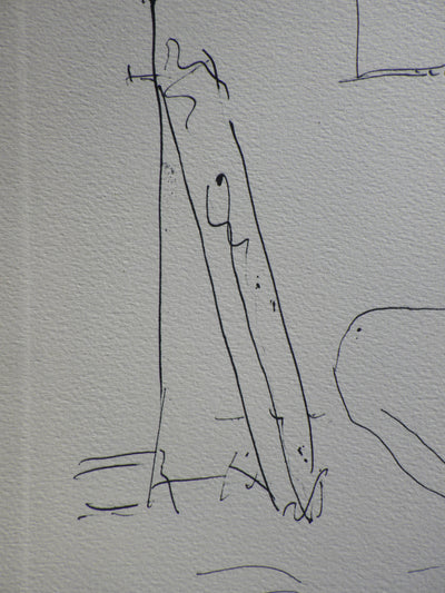 Pablo PICASSO : Modèle nue devant le miroir, Héliogravure