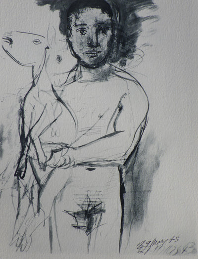 Pablo PICASSO : Le Berger, Héliogravure