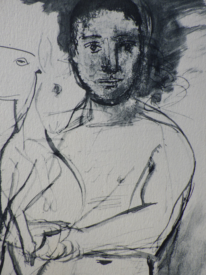 Pablo PICASSO : Le Berger, Héliogravure
