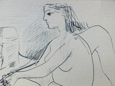 Pablo PICASSO : Muse auprès du Maître, Héliogravure
