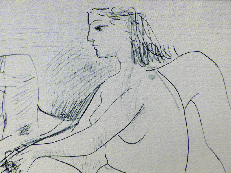 Pablo PICASSO : Muse auprès du Maître, Héliogravure