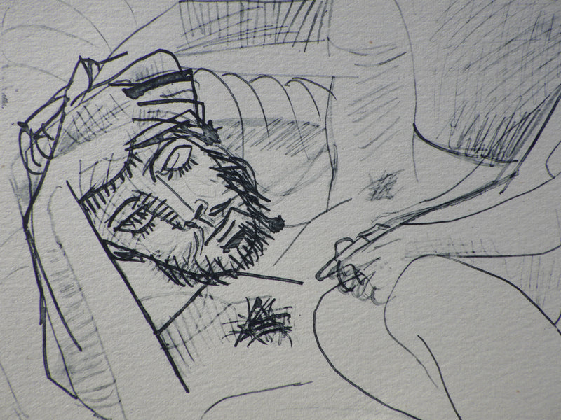 Pablo PICASSO : Muse auprès du Maître, Héliogravure