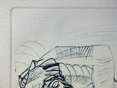 Pablo PICASSO : Muse auprès du Maître, Héliogravure