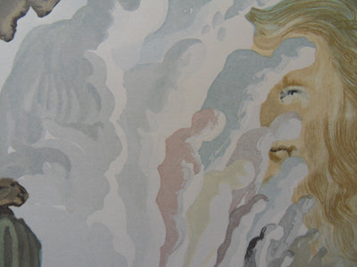 Salvador DALI : La beauté des sculptures, Bois gravé original signé