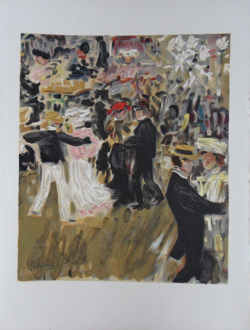 Kees VAN DONGEN : Moulin de la Galette, Lithographie originale signée