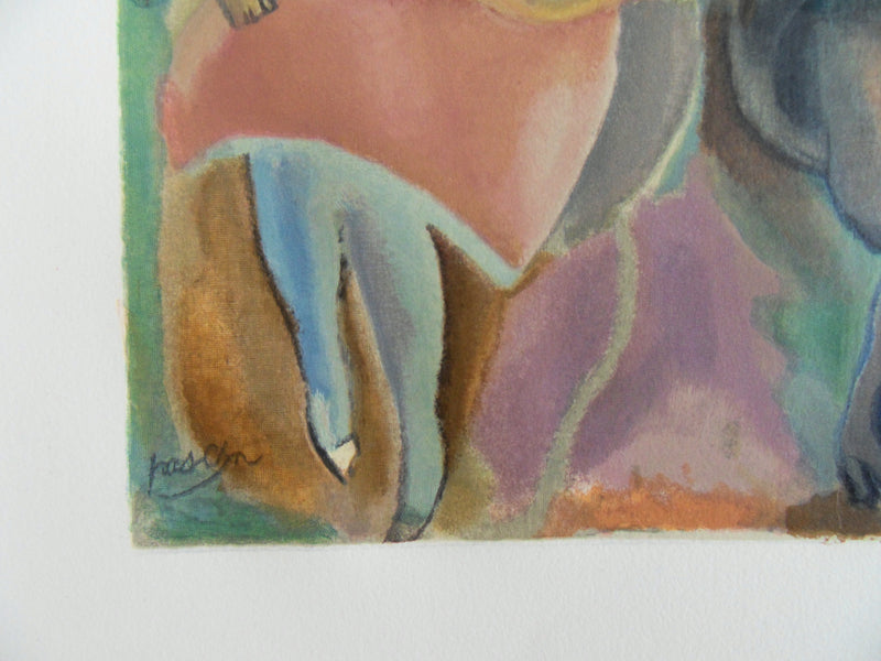 Jules PASCIN: The two sisters, Signed lithograph