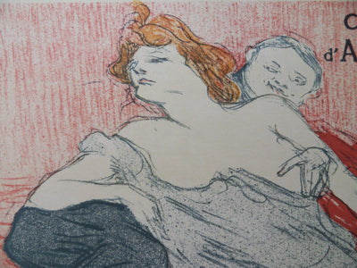 Henri DE TOULOUSE LAUTREC : Débauche, Lithographie signée