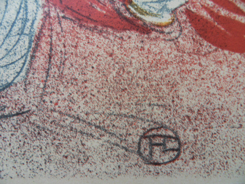 Henri DE TOULOUSE LAUTREC : Débauche, Lithographie signée