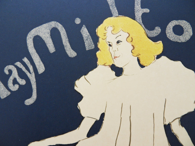 Henri DE TOULOUSE LAUTREC: May Milton, Signed lithograph