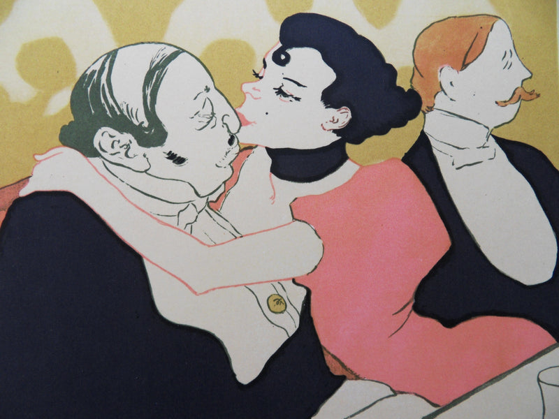 Henri DE TOULOUSE LAUTREC : Reine de Joie, Lithographie signée