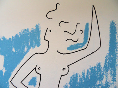 Jean COCTEAU : L'enlèvement d'Europe, Lithographie originale (photo de détail 2) - Crédit photo : Galerie Art.Paris
