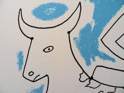 Jean COCTEAU : L'enlèvement d'Europe, Lithographie originale (photo de détail 5) - Crédit photo : Galerie Art.Paris