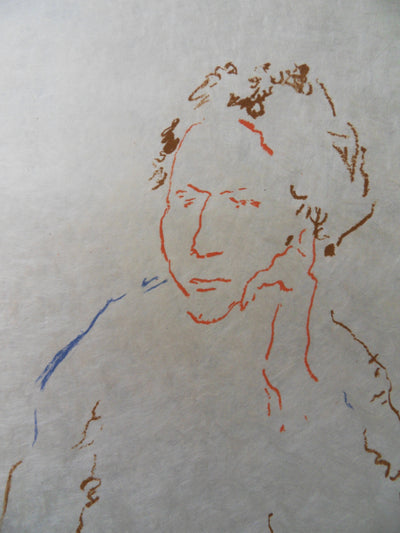 Marko CELEBONOVIC : L'attent, Lithographie originale (photo de détail 4) - Crédit photo : Galerie Art.Paris