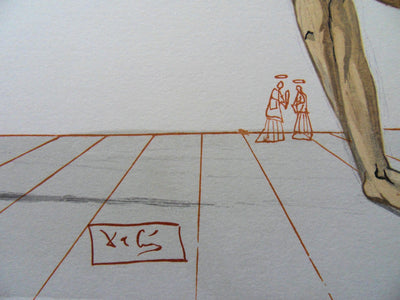 Salvador DALI : Bertrand de Horn, Bois gravé original signé
