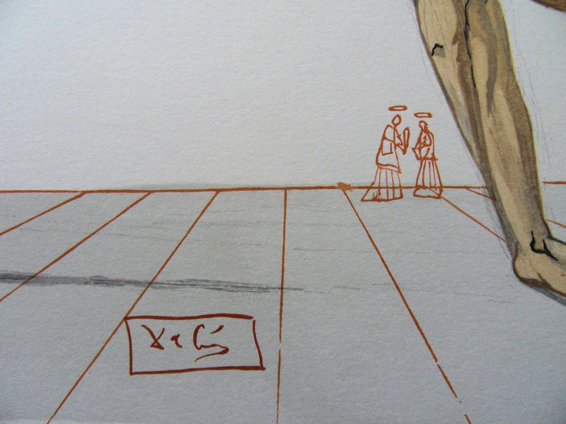 Salvador DALI : Bertrand de Horn, Bois gravé original signé