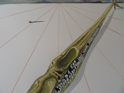 Salvador DALI : Les blasphémateurs, Bois gravé original signé