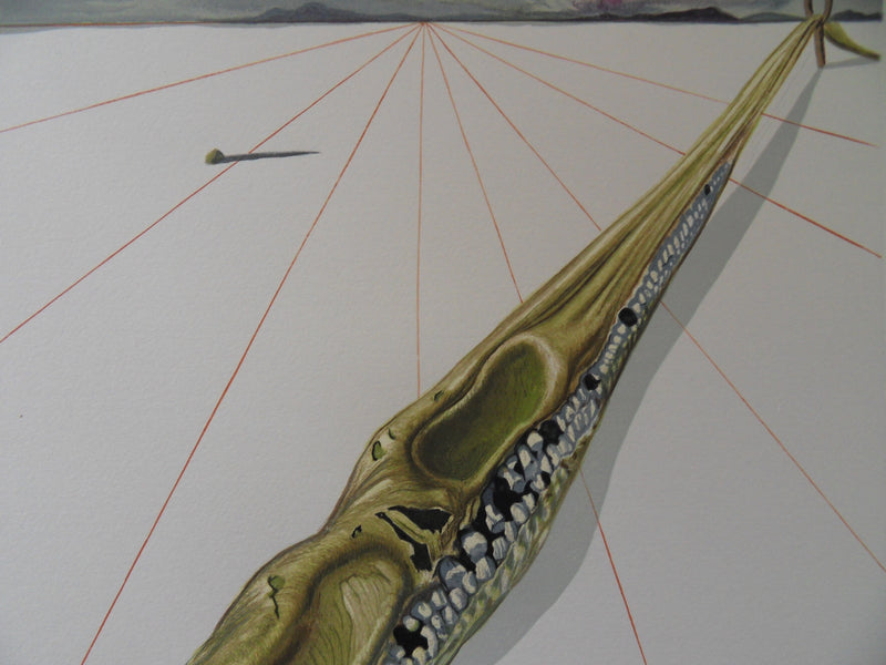 Salvador DALI : Les blasphémateurs, Bois gravé original signé