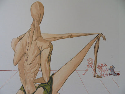 Salvador DALI : Minos, Bois gravé original signé