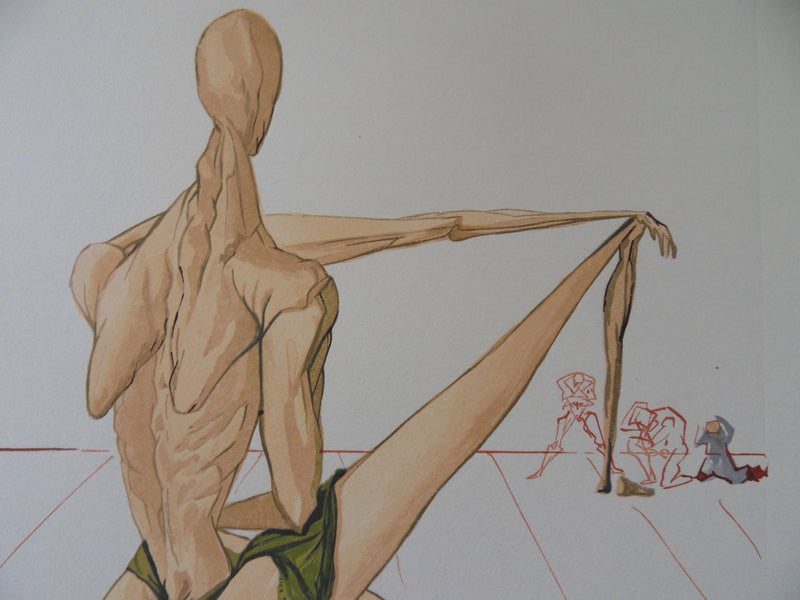 Salvador DALI : Minos, Bois gravé original signé