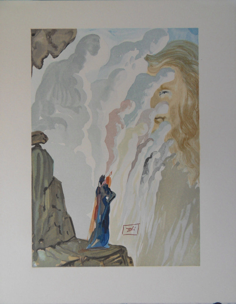 Salvador DALI : La beauté des sculptures, Bois gravé original signé