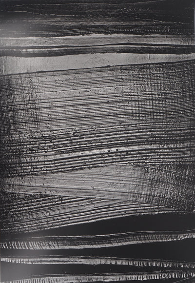 Pierre SOULAGES : Outrenoir 28 juille, Affiche originale (photo de détail 3) - Crédit photo : Galerie Art.Paris