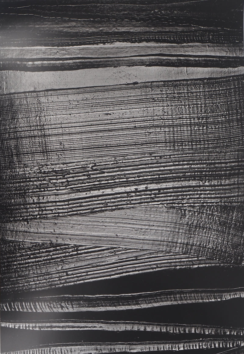 Pierre SOULAGES : Outrenoir 28 juille, Affiche originale (photo de détail 3) - Crédit photo : Galerie Art.Paris