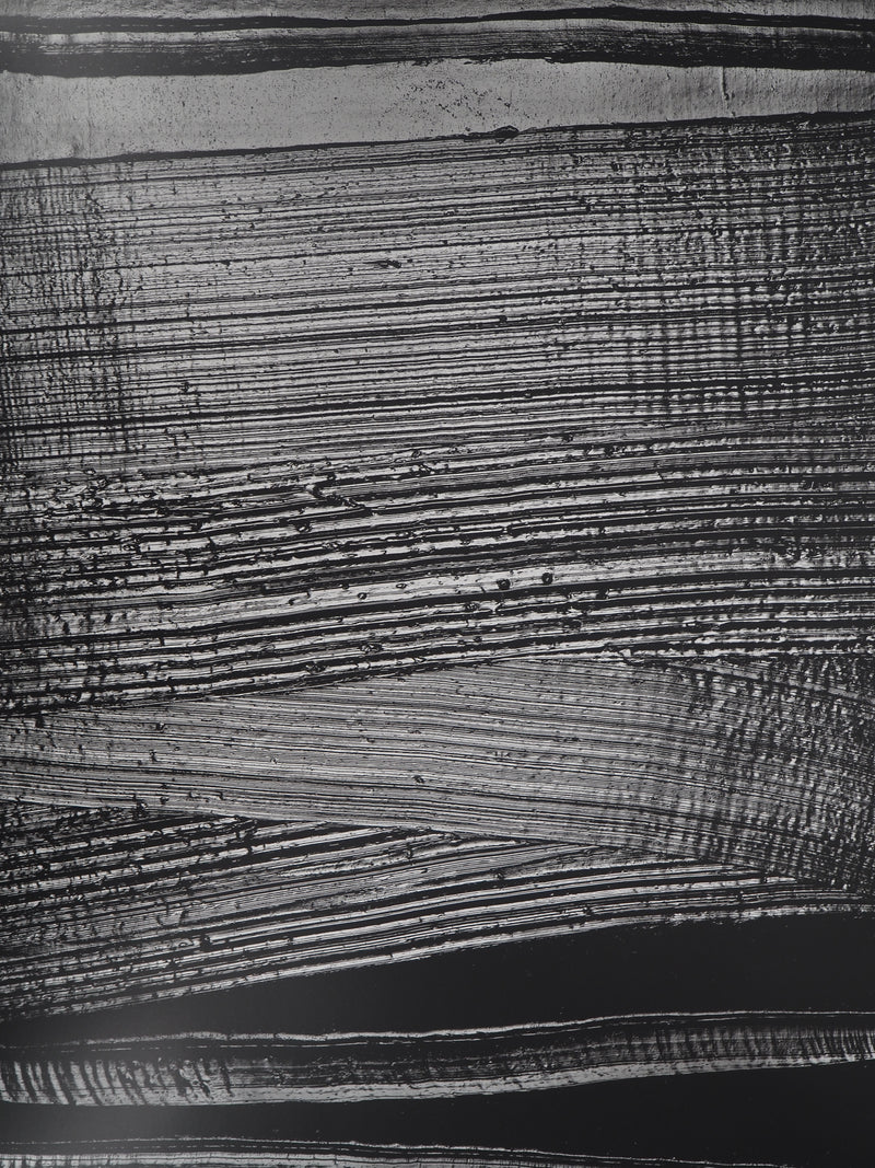 Pierre SOULAGES : Outrenoir 28 juille, Affiche originale (photo de détail 4) - Crédit photo : Galerie Art.Paris