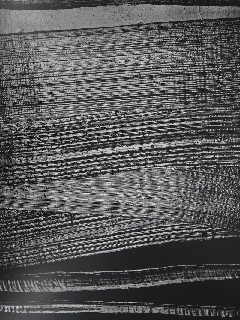 Pierre SOULAGES : Outrenoir 28 juille, Affiche originale (photo de détail 5) - Crédit photo : Galerie Art.Paris