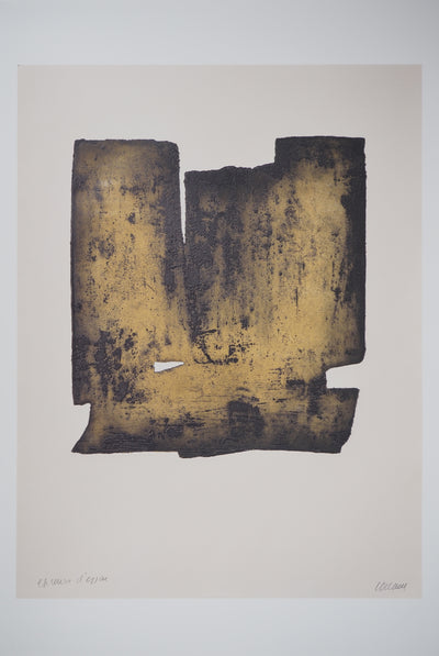 Pierre SOULAGES : Eau forte XII, Affiche originale (vue générale) - Crédit photo : Galerie Art.Paris