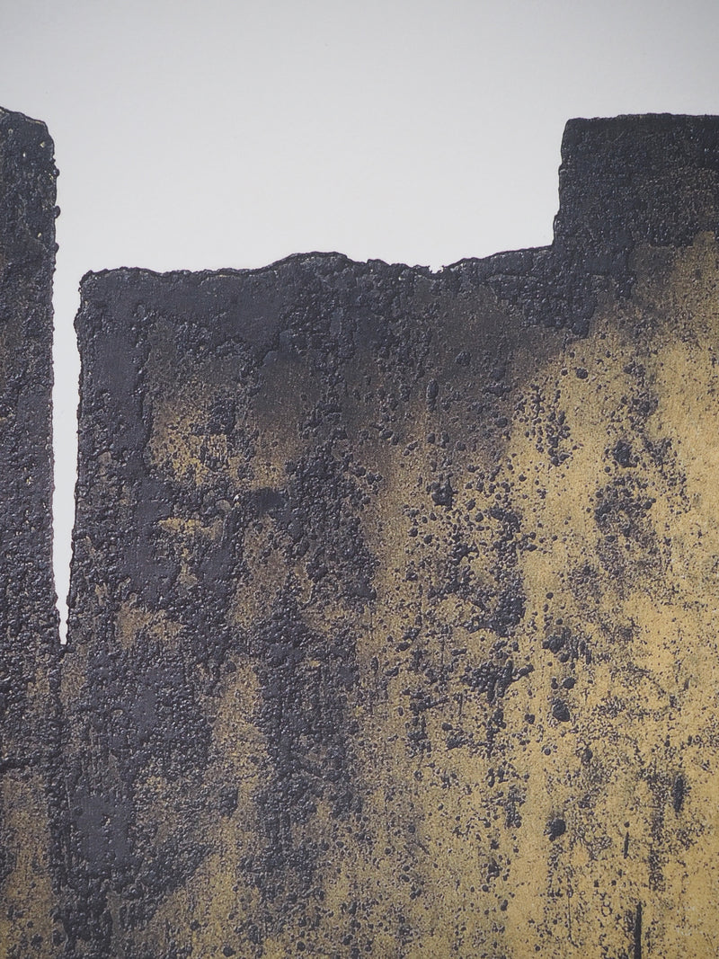Pierre SOULAGES : Eau forte XII, Affiche originale (photo de détail 5) - Crédit photo : Galerie Art.Paris