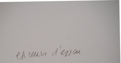 Pierre SOULAGES : Eau forte XII, Affiche originale (photo de détail 7) - Crédit photo : Galerie Art.Paris