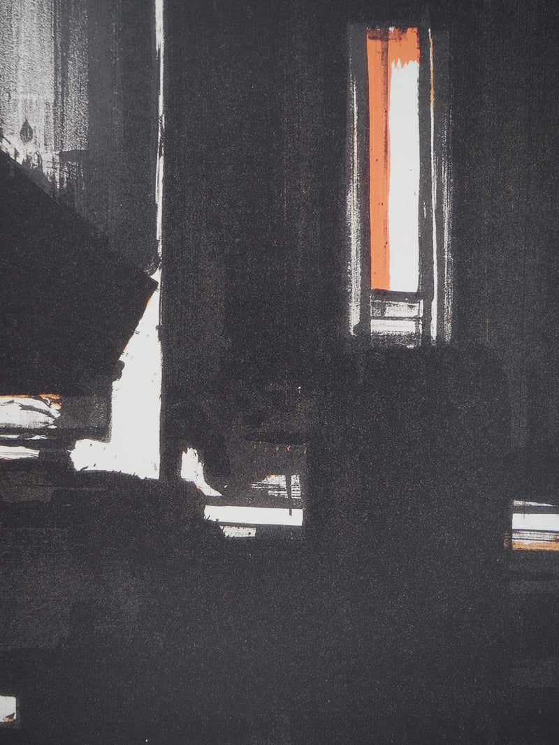 Pierre SOULAGES : Lithographie 2, Affiche originale (photo de détail 5) - Crédit photo : Galerie Art.Paris