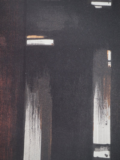 Pierre SOULAGES : Lithographie 2, Affiche originale (photo de détail 6) - Crédit photo : Galerie Art.Paris