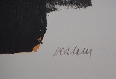 Pierre SOULAGES : Lithographie 2, Affiche originale (photo de détail 3) - Crédit photo : Galerie Art.Paris