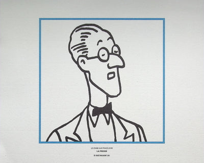 HERGE : TINTIN La Presse, 3 Lithographies Ex Libris