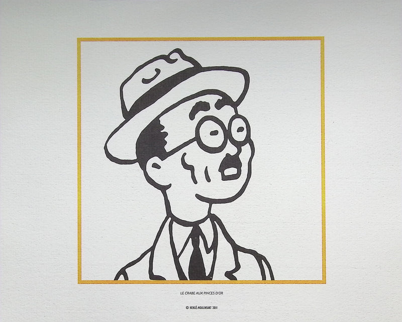 HERGÉ : TINTIN - Les Charismatiques, 3 Lithographies Ex Libris